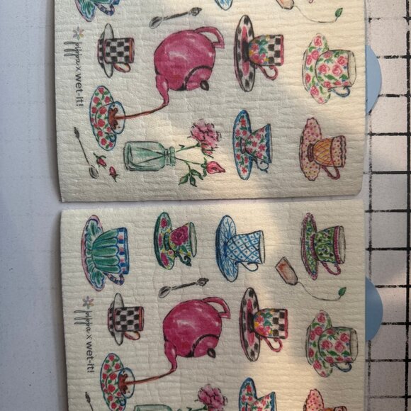 Wet-It! Swedish Treasures Dishcloth & Cleaning Cloth -Set of 2 - Picture 1 of 3